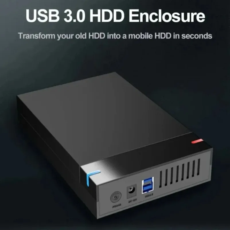 SSD HDD External Hard Drive Case for PC