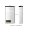Creative Metal Time Lock Box for Cigarette USB Self-discipline Smart Tobacco Case with LED Display Aided Smoking Cessation 6