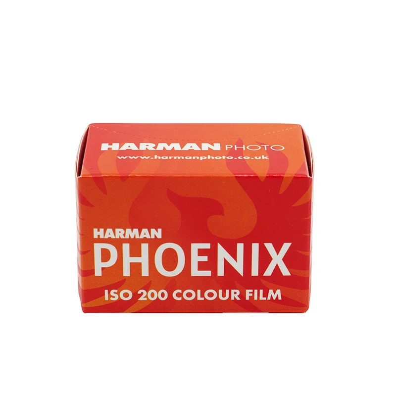 Rolos de filme fotográfico HARMAN PHOENIX, foto Harman, filme colorido, negativo ISO 200, 36EXP, processo C41, 1-5Rolls, data de validade: 2025, 135