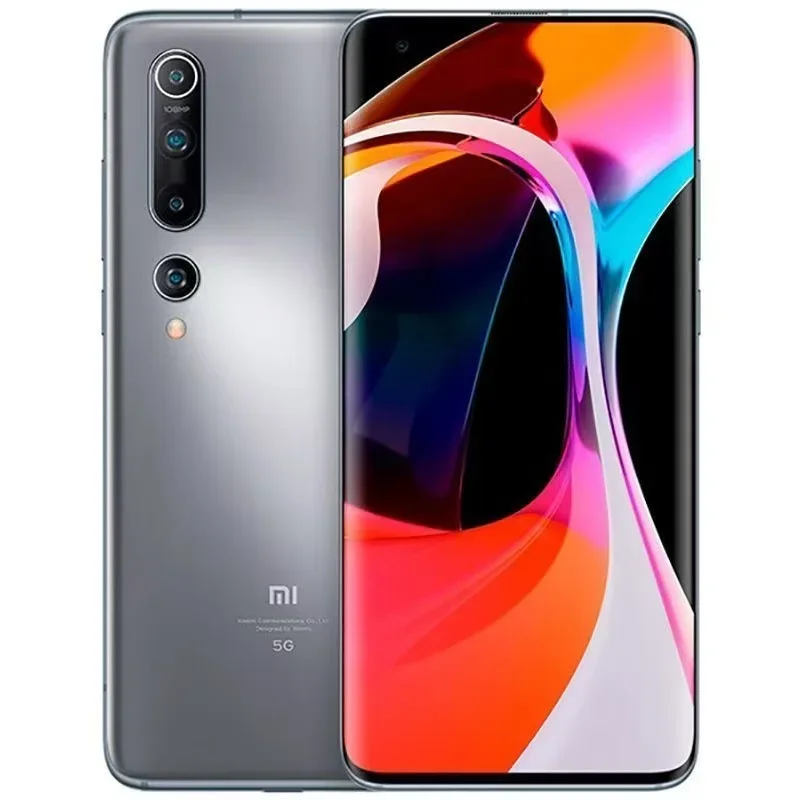 Xiaomi 10 Android 6.67 inch 5G Smartphone Qualcomm Snapdragon 865 RAM 12GB ROM 256GB 4780 mAh Global Firmware HyperOS 1.0 108mp