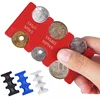 ABS Environmentally Friendly Plastic Yen Coin Clip, Change Storage Clip, Multi-functional Change Sorting Clip Wallet 2