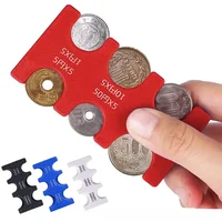 ABS Environmentally Friendly Plastic Yen Coin Clip, Change Storage Clip, Multi-functional Change Sorting Clip Wallet 2