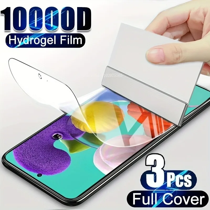 3 pezzi pellicola idrogel HD per Samsung Galaxy A36 A33 A56 A55 5G A52 pellicola proteggi schermo morbida per Galaxy A35 A31 A26 A25 A20 pellicole