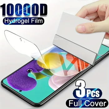 3 pezzi pellicola idrogel HD per Samsung Galaxy A36 A33 A56 A55 5G A52 pellicola proteggi schermo morbida per Galaxy A35 A31 A26 A25 A20 pellicole