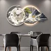 Chinesischen Stil Schlafzimmer Wanduhren Küche Moderne Alarm Nordic Große Größe Kunst Wandbild Wand Uhr Luxus Duvar Saati 4