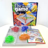 Children Intellectual Puzzle Strategy Board Educational Toys Colored Squares Game Kids Family Party Indoor Desktop Jigsaw Games 2
