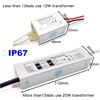 IP65 Mini Spotlight 15mm 1W Recessed Spot Leds Lights 12V Ceiling Downlight Stair Cabinet Spots Lamp with Transformer 110V-220V 6