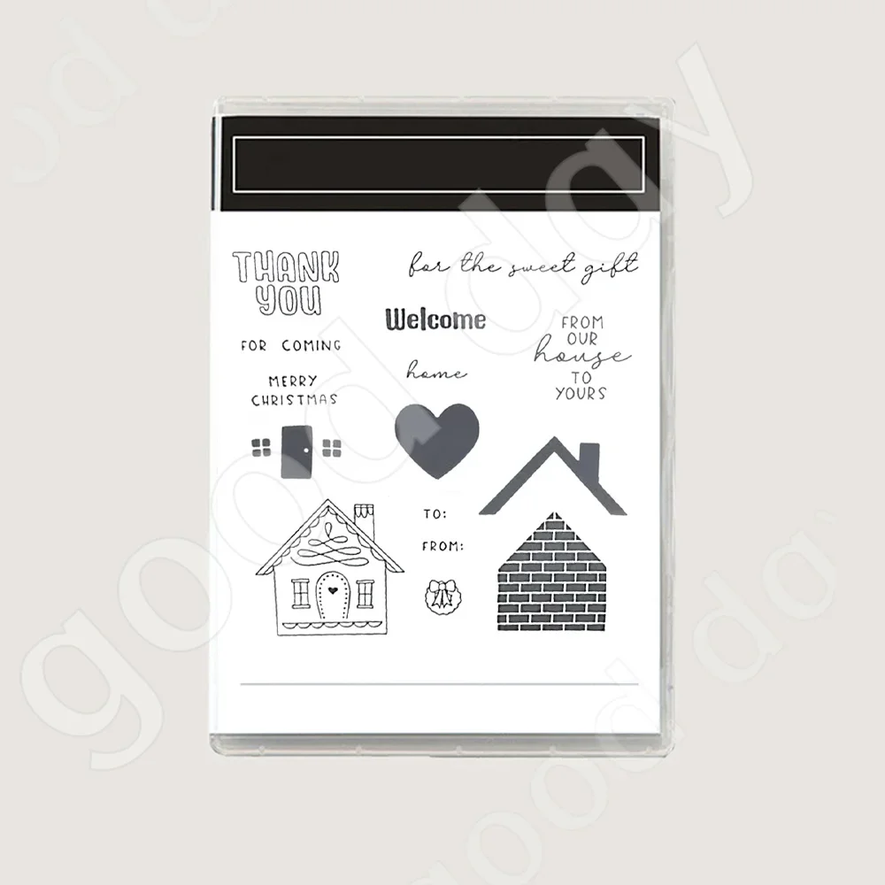 thumbnail image 1 of 2024 Troqueles de corte de metal con forma de árbol de Navidad, copo de nieve, muñeco de nieve, sellos transparentes, álbumes de recortes, diarios, decoración, relieve, tarjetas de felicitación DIY, 1 of 5