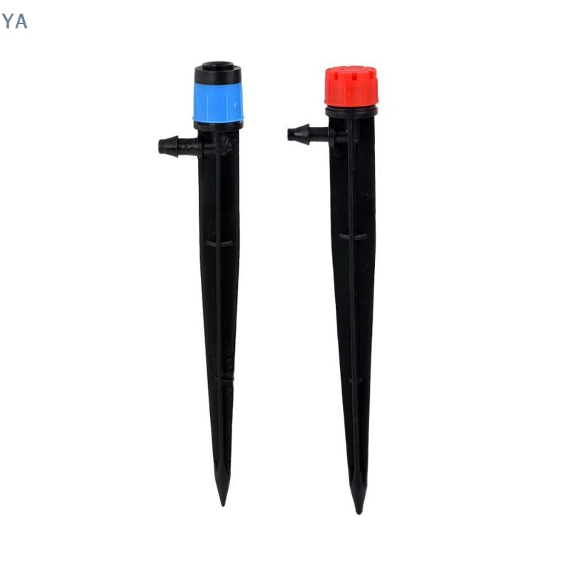 30개 조절 가능 360도 회전 가능 ° 정원 화분용 스프링클러 노즐 잔디 관개용 4/7mm 호스 커넥터 및 액세서리