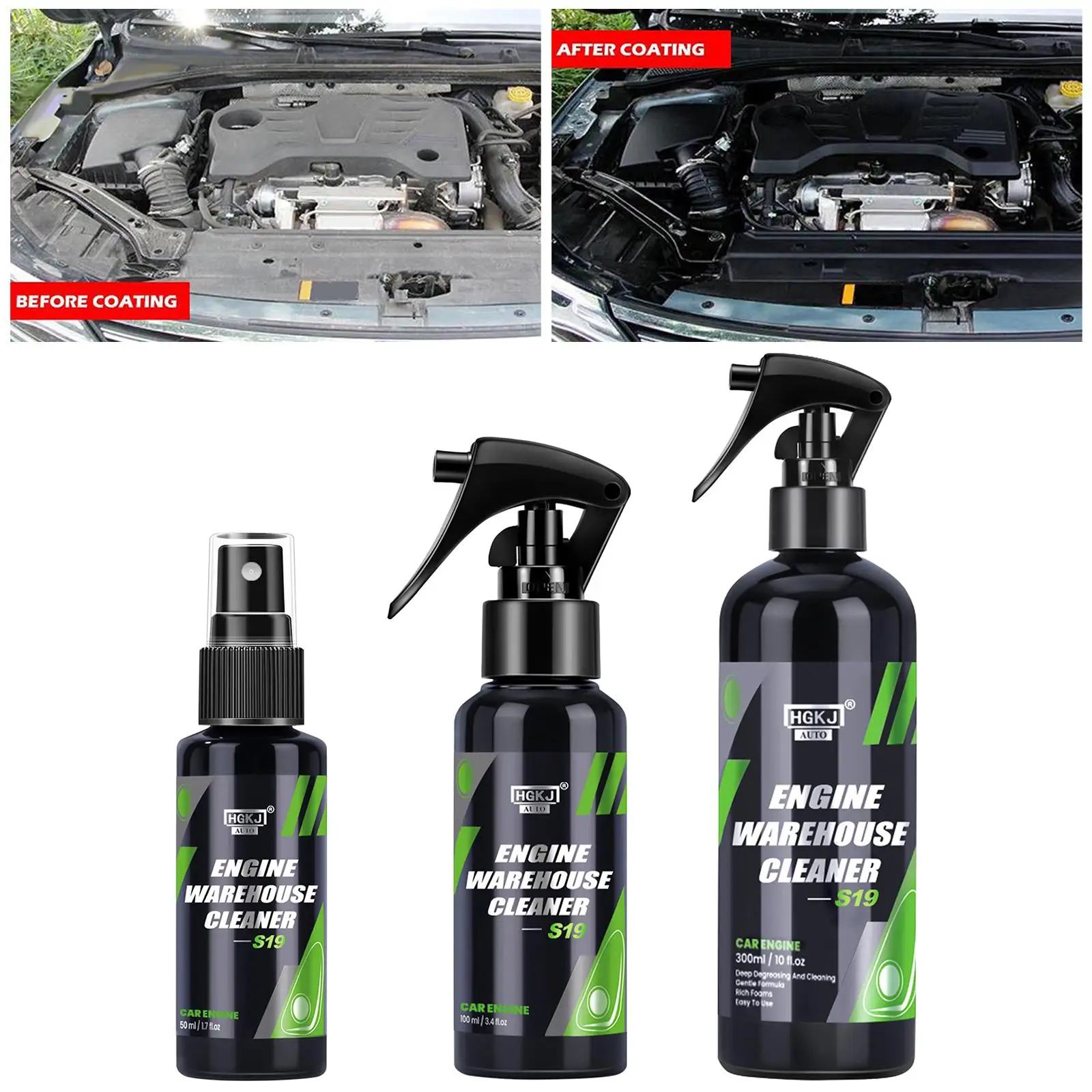 Engine Bay Cleaner Powerful Decontamination Cleaning Degreaser All Purpose  Cleaner Engine Compartment Oil Stain Auto Detail Care - AliExpress
