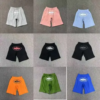 Marca CRTZ Breve di alta qualità Donna Uomo Hip Hop Casual Breve Tendenza moda Abbigliamento solido Pantaloncini y2k 1