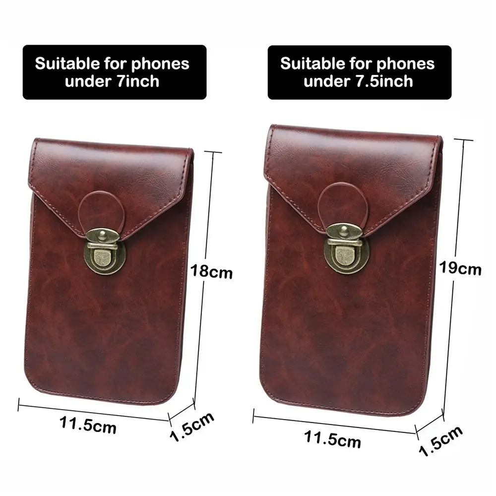 Universal Waterproof Fashion Leather Waist Pouch