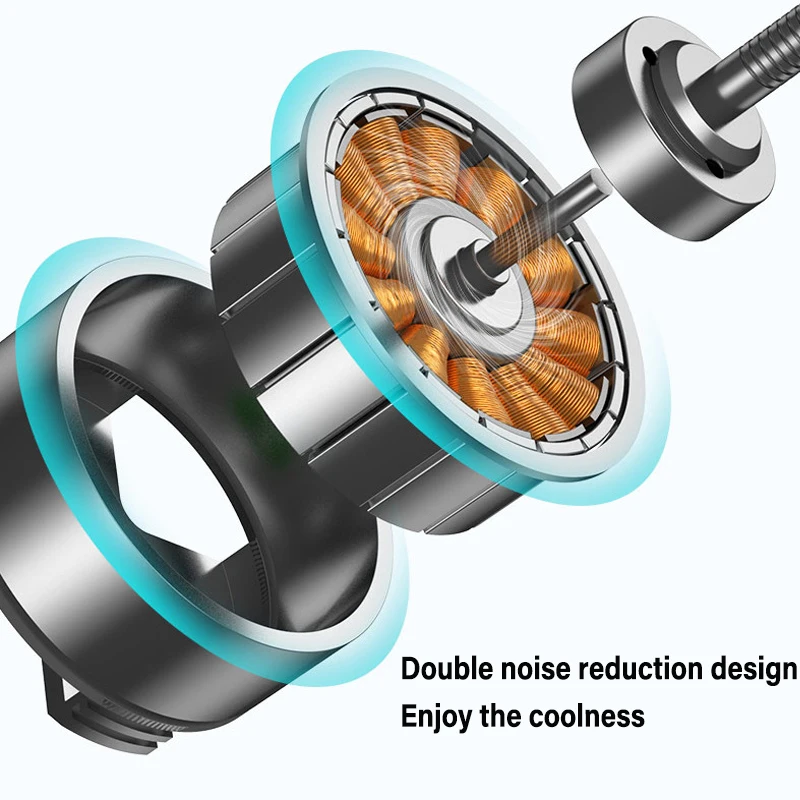 Portable Handheld Fan Small Cooling Fan USB Rechargeable Mute Cooler Handheld Fan Mini USB Rechargeable Desk Outdoor - Image 6