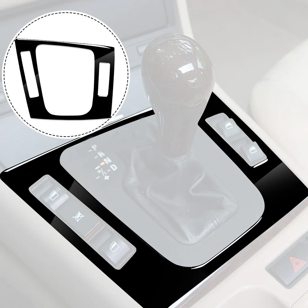 

Gear Shift 1x Panel Cover UV Protected ABS Plastics Glossy Piano Black Interior Door Panel Soft Durable Hot Sale