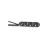 CNC Aluminum Alloy LED Tail Light Rear Bumper Lamp with Mudguard LOGO for 1/14 Tamiya RC Truck Trailer SCANIA Actros MAN VOLVO 6