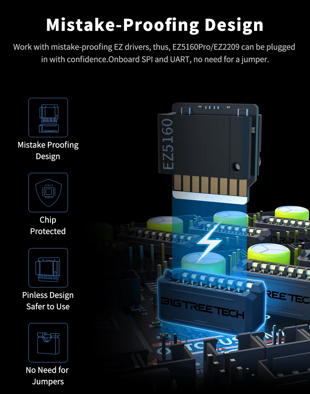 Фото BIGTREETECH Octopus MAX EZ V1.0 BTT обновленная материнская плата Octopus Pro Запчасти для 3D-принтера TMC5160 TMC2209 для Voron 2.4 комплекта CoreXY №5