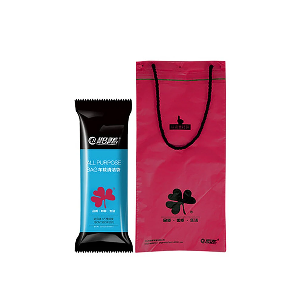 50pcs/Pack Disposable Car Garbage Bag Trash Rubbish Bag Sticking Litter Portable Auto Seat Back Hanging Trash Car Home