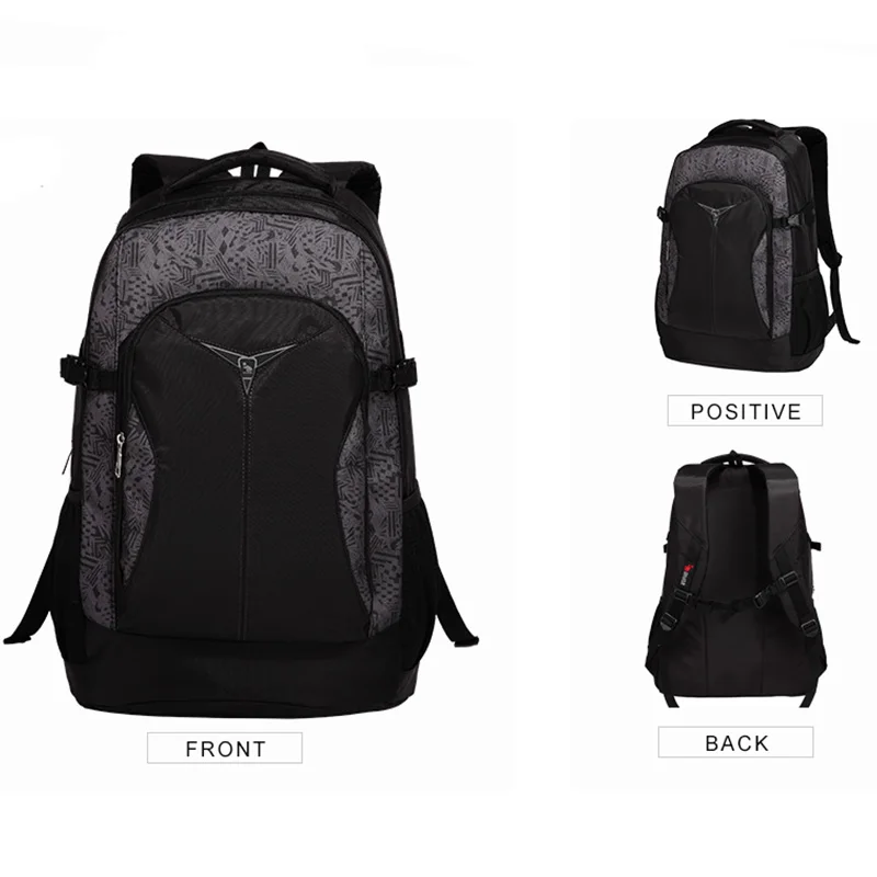 OIWAS Men's 37L Large Capacity Backpack Notebook Hiking Traveling Bag Fashion Shoulder Mochila Nylon Women Racksacks Waterproof