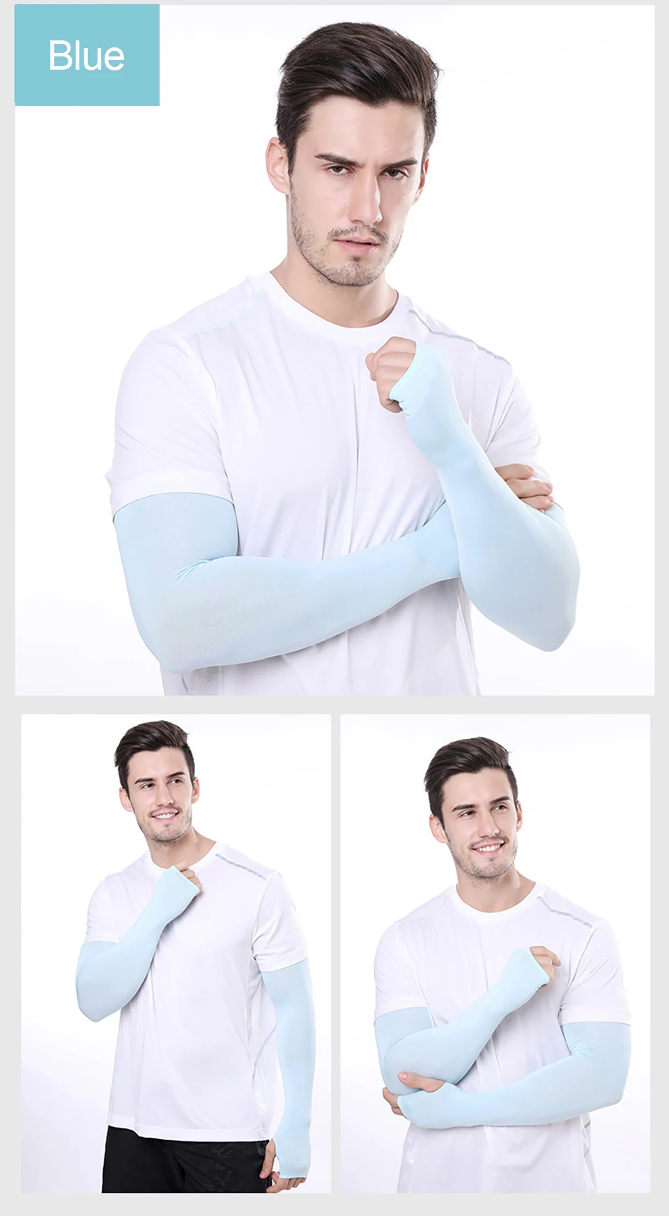Manchons Bras Rafraîchissants - Protection UV, Unisexe, Taille Unique, Motif Feuille D'Érable Renard - 5