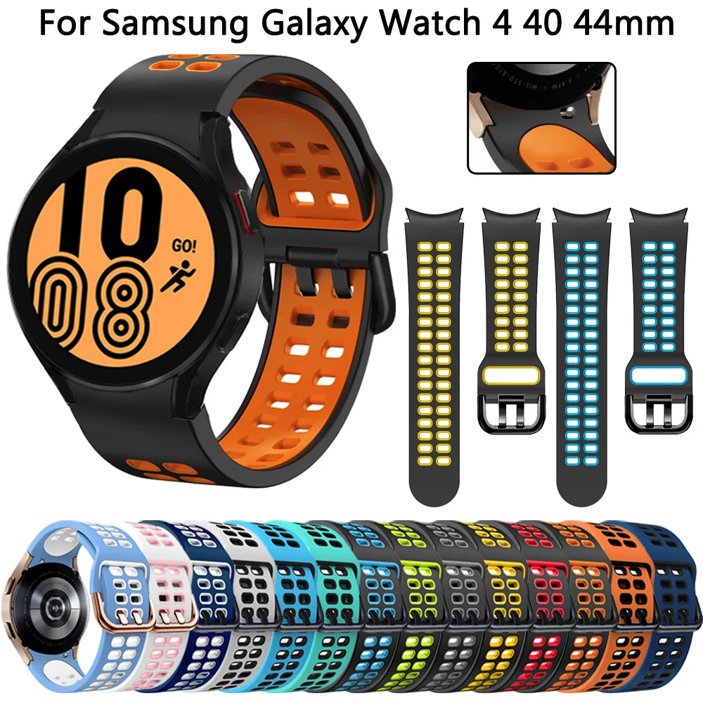 Curved End Band For Samsung Galaxy Watch 4 40 44mm Watch4 Classic 42