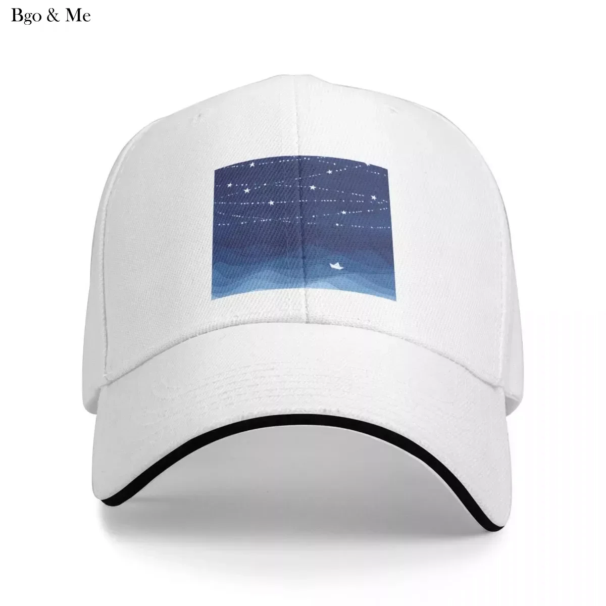 

2023 New Garland Of Stars IV, Nautical Watercolor Cap Baseball Cap Gentleman Hat Christmas Hats Caps Women Men's