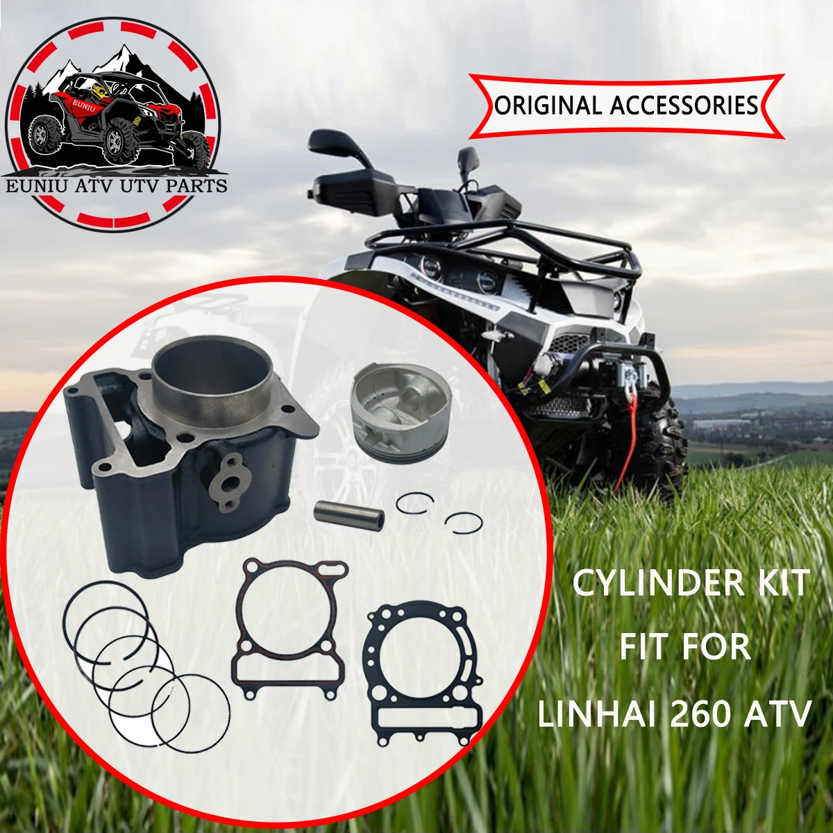 

Комплект цилиндров 260cc для китайского скутера Yamaha Linhai ATV Trike Багги 22420