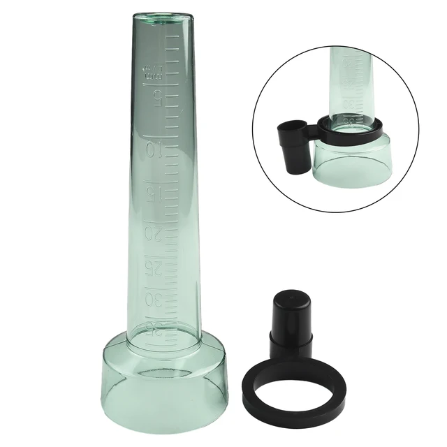 Portable Water Rain Gauge Rainwater Rainfall Guage PS Outdoor Rain Meter Transparent Graduated Rain Measuring Cup Garden Acces 4