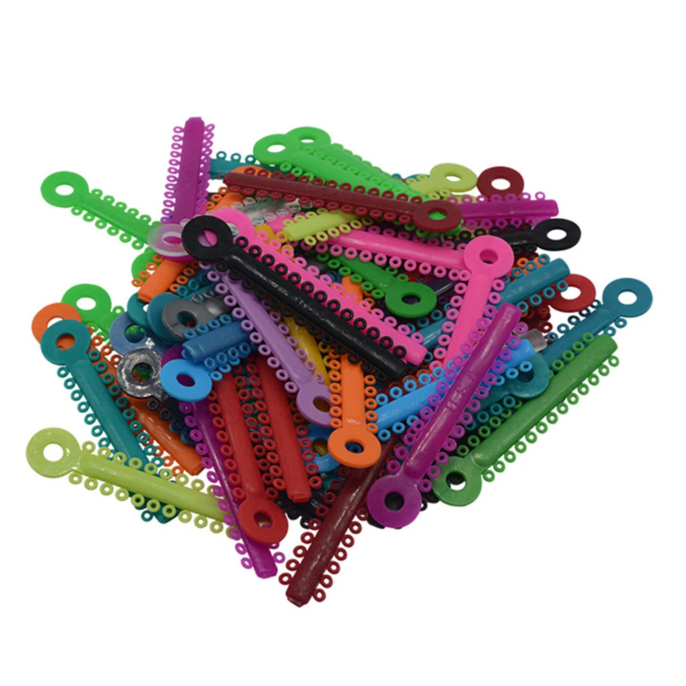 1040pz Fasce Elastiche per Legatura Ortodontica Dentale per Staffe