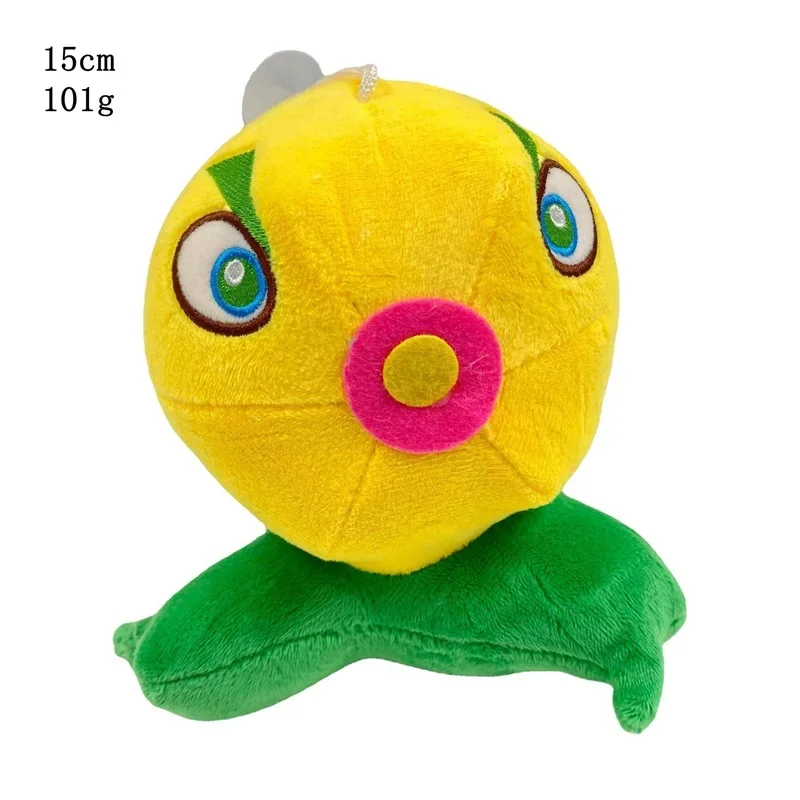 Cute Plush Peashooter Toy – Soft and Stuffed Snow Pea Doll