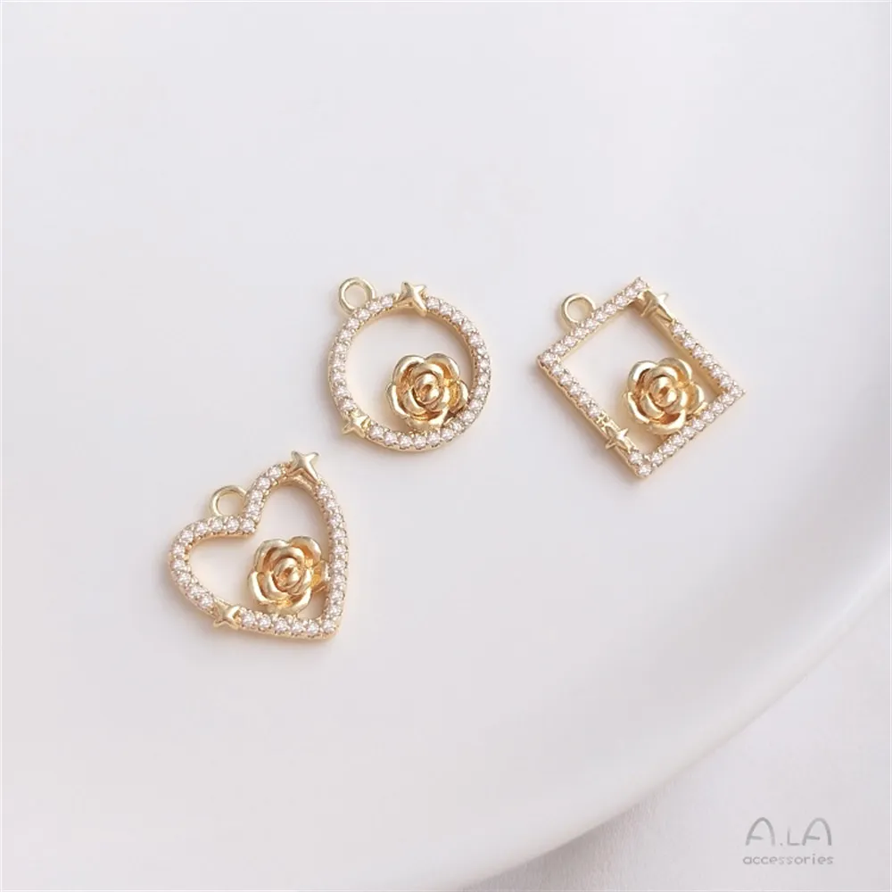 Рисунок 2 - Квадратная круглая фианитовая Геометрическая