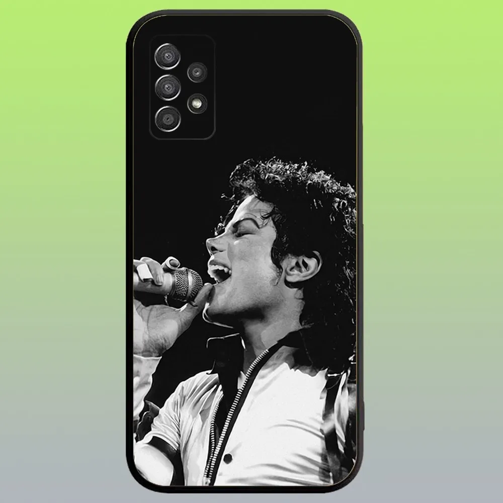 Singer Michael Jackson Premium Soft Black Phone Case