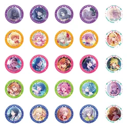 Project SEKAI Anime 50mm MORE MORE JUMP! Vivid BAD SQUAD Wonderlands×Showtime Leo/need Metal Badge Brooch Pins