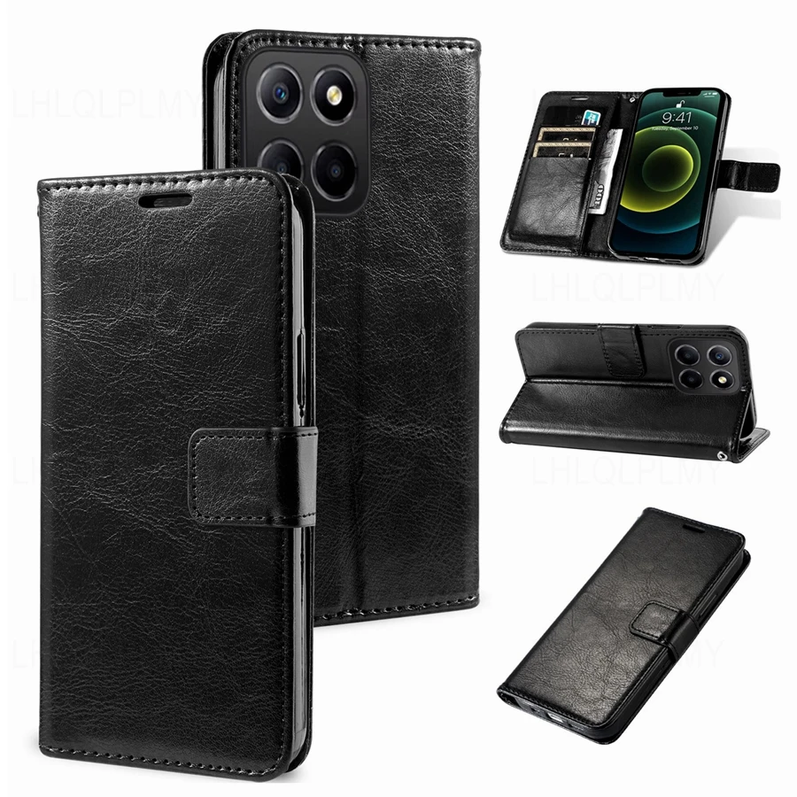 Luxury Leather Flip Wallet Phone Case Cover