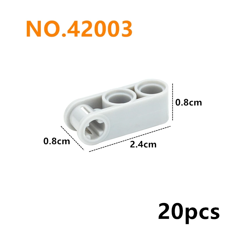 Enhanced Building Block Connector Accessories - Technical Parts for Creative Construction Toys