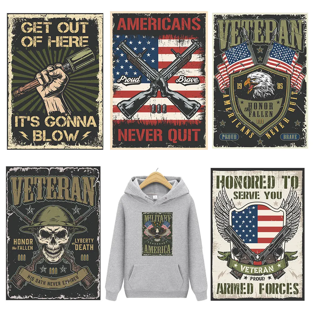 Ironon Transfers Clothes Military Patches Clothes Thermal Patches