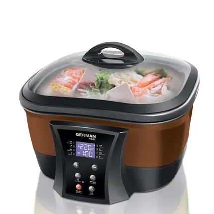 German Treasure Eight In One Fryer Dfc-515 Automatic Multifunctional Cooker Hot Pot Wok Fried 5l
