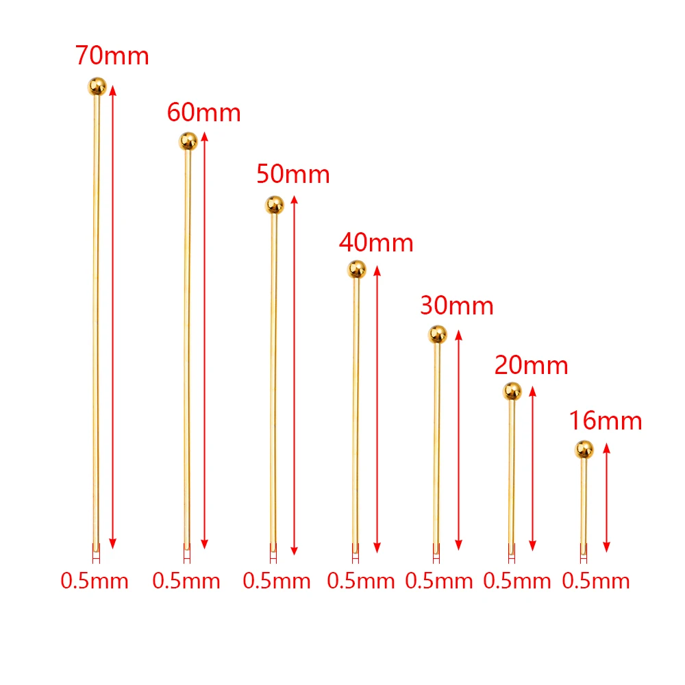 Louleur Premium Jewelry Making Head Pins - Wholesale DIY Accessories