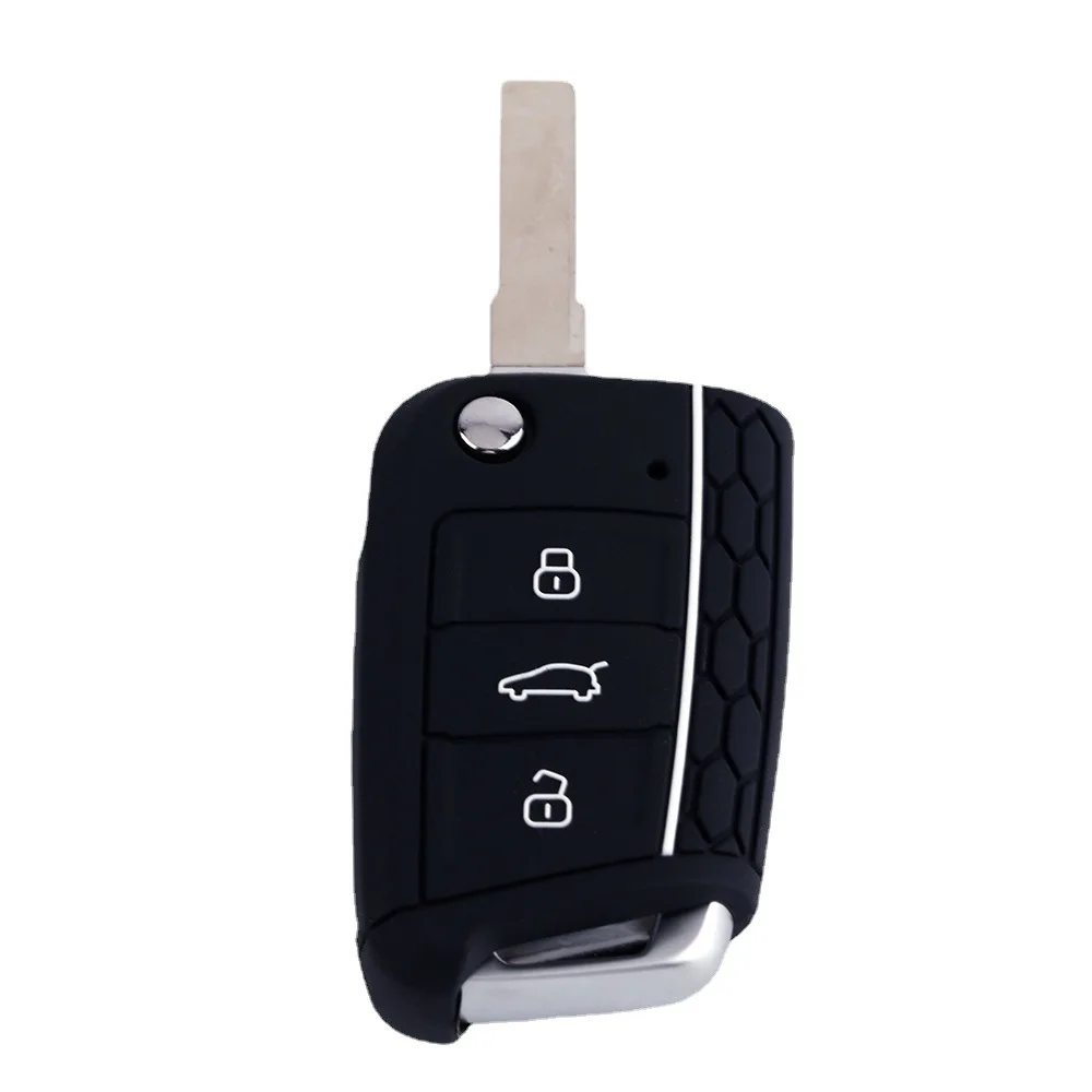 Key Case Cover for VW Golf 7 MK7 VII Tiguan Polo Skoda Octavia A7 Kodiaq Seat Ateca Leon