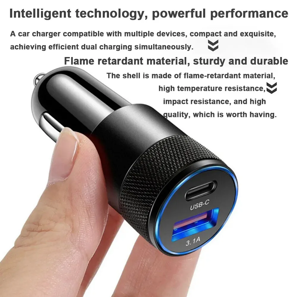 Quick Charge USB Car Charger Adapter for Phones Tablets