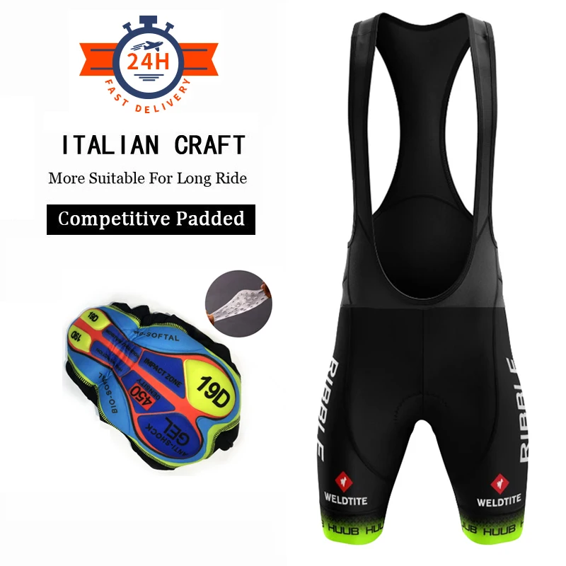 HUUBCyclingBibShortsMenOutdoorSportsWearBikeTrousersCycling19DPaddedRidingBib