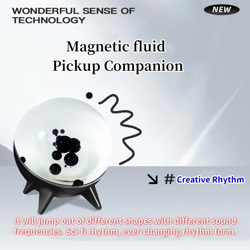 Ferrofluid-Music-Rhythm-Lamp-Magnetic-Fluid-Pickup-Desktop-Speakers ...