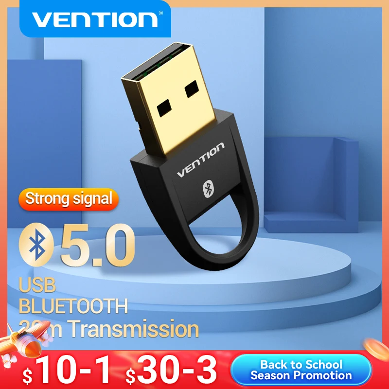 Vention USB Bluetooth Transmitter Receiver 5.0 Adapter for PC Speaker Mouse Music Audio Receiver Dongle aptx USB Bluetooth 5.0