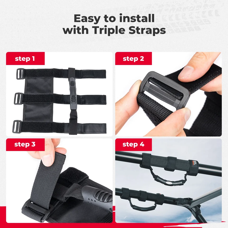 Buy PETCHOR 2 Pcs Roll Bar Grab Handles Grab Handles Roll Bar Grab Handles Grab