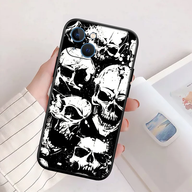 Skeleton Skull Design Phone Case