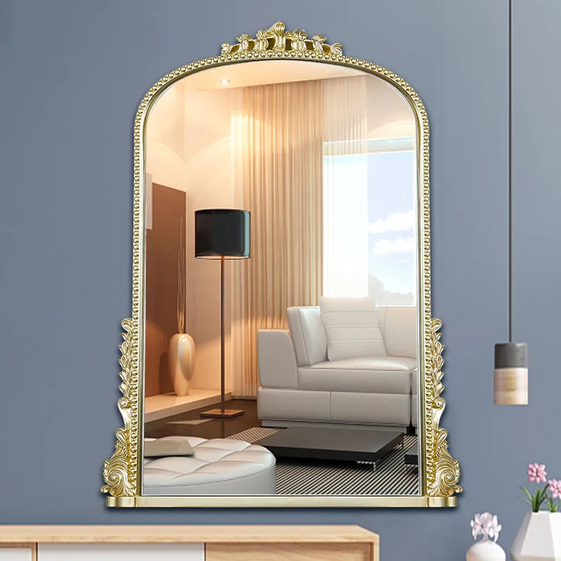 

Nordic Wall Decorative Mirror Tempered Glass Bathroom Large Vintage Mirror Modern Style Craft Miroir Mural Home Decoration
