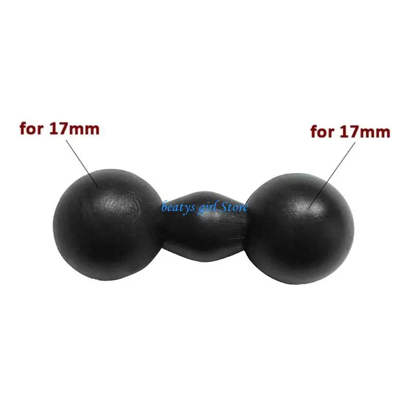 17mm 연결 인터페이스가 있는 차량용 휴대전화 홀더용 C7AB 듀얼 볼 어댑터