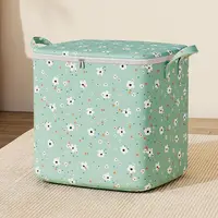 Folding Storage Baskets Quilt Organizer Clothes Storage Bag with Handles Large Capacity Home Closet Storage Organization 2