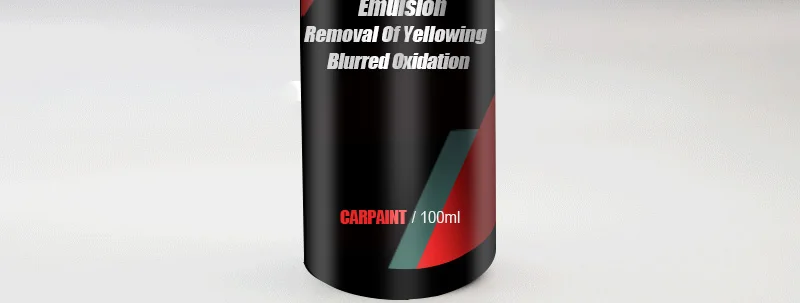 Car headlight restoration polishing kit with cleaning paste and repair tools, designed to refurbish and protect headlamp lenses and car paint surfaces. bottom