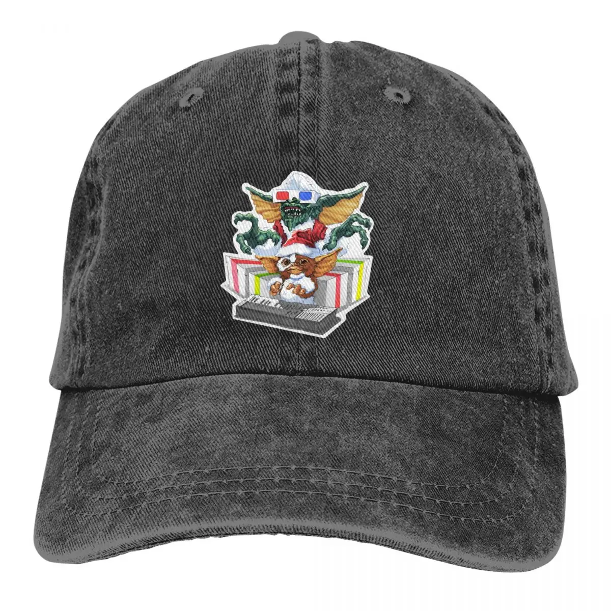 

Gremlins Billy Pelzer Thriller Movie Multicolor Hat Peaked Men Women's Cowboy Cap Christmas Baseball Caps Visor Protect Hats