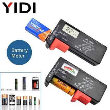 BT-168 BT-168D Tester di capacità della batteria digitale 1.5V 9V AAA AA batterie a bottone misuratore di controllo della tensione misurazione dell'indicatore
